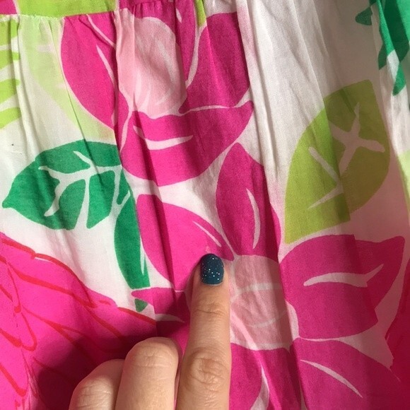 Lilly Pulitzer Ports of Caw Parrot Tiered Skirt colorful beachy size 6P - Picture 5 of 12